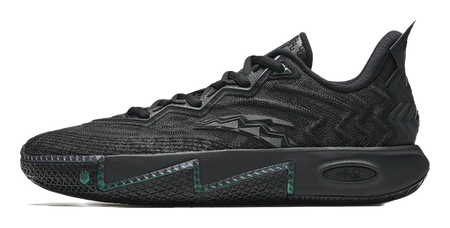 Anta KAI 2 "Triple Black" Basketball Shoes Mens  vjsneaker.com