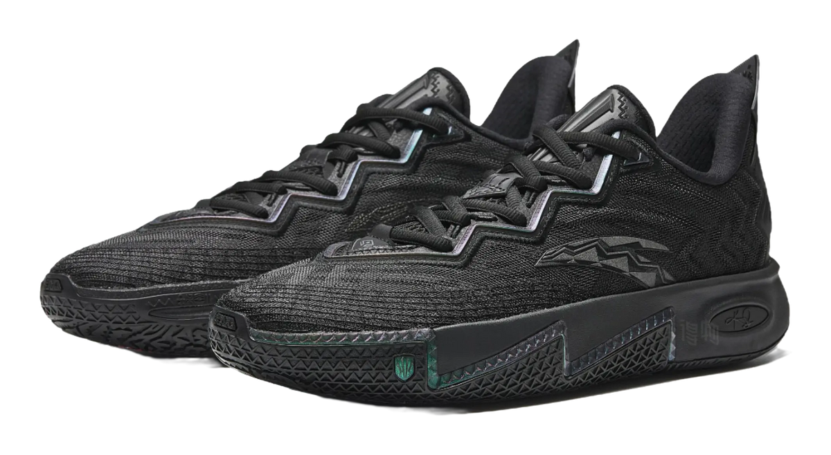 Anta KAI 2 "Triple Black" Basketball Shoes Mens  vjsneaker.com
