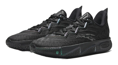 Anta KAI 2 "Triple Black" Basketball Shoes Mens  vjsneaker.com