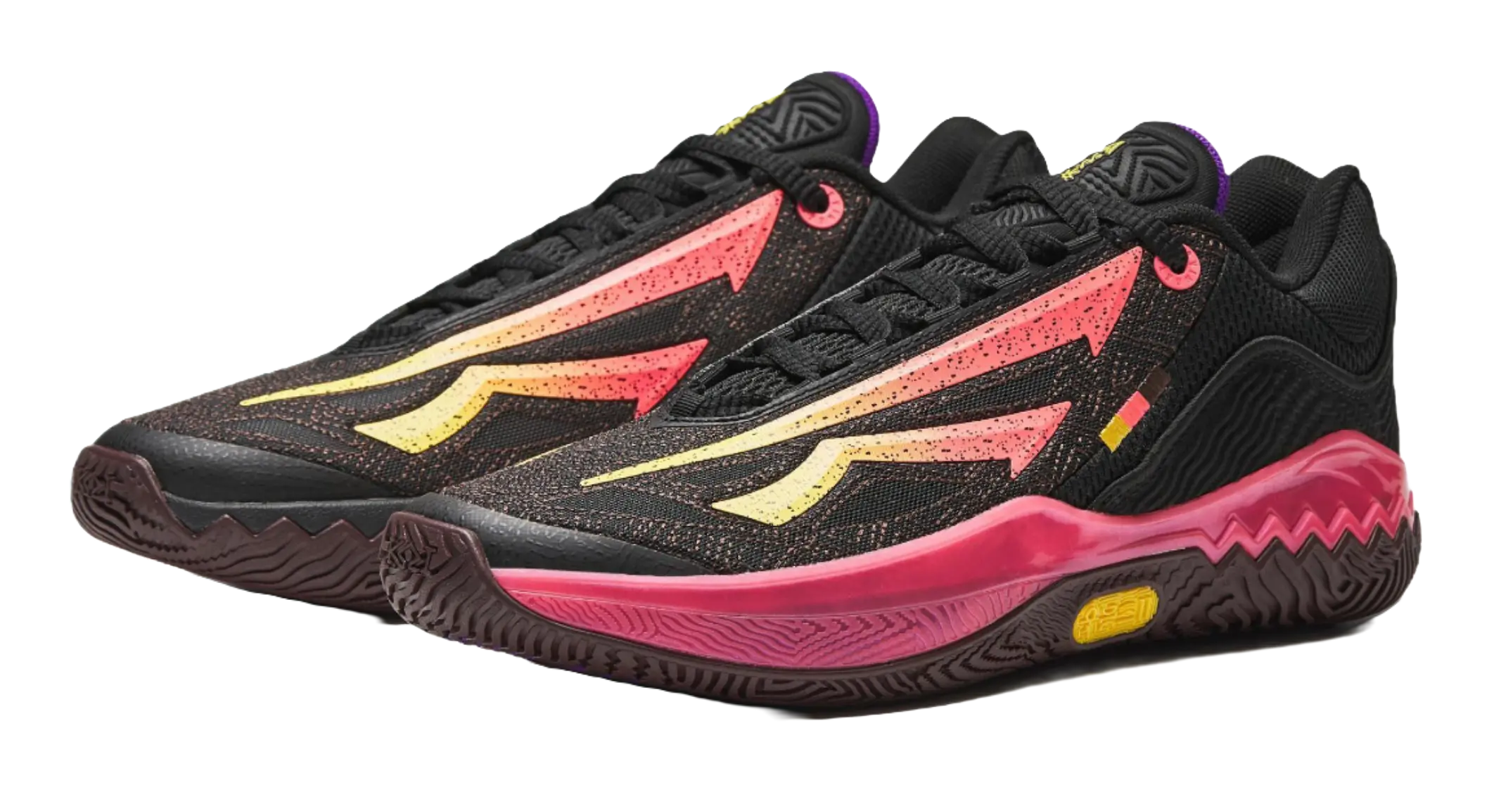 Anta KAI SPEED 2 Blaze Twin Flames -  Basketball Shoes Mens Black Pink  VJSNEAKER