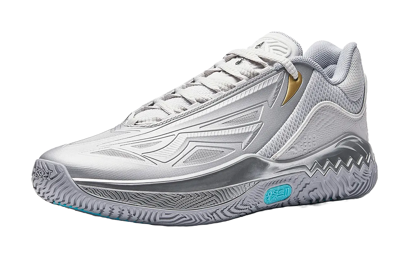 Anta KAI SPEED 2 "Turquoise" - Basketball Shoes Silver Turquoise  VJSNEAKER