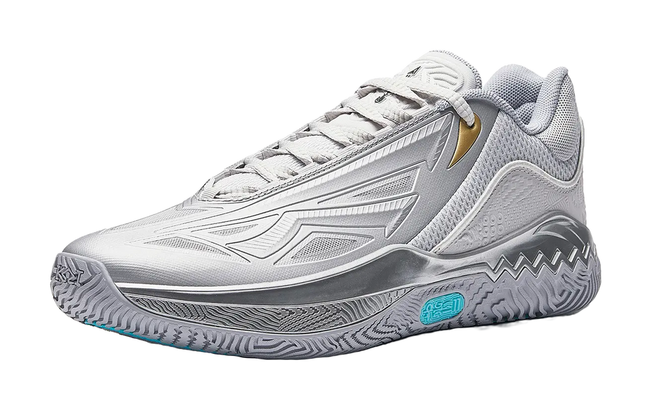 Anta KAI SPEED 2 "Turquoise" - Basketball Shoes Silver Turquoise  VJSNEAKER