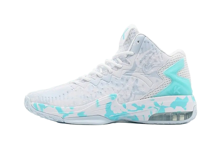 Anta KT3 Thompson Team Cushioning Anti-Slip And Wear-Resistant High-Top Basketball Shoes White Blue 