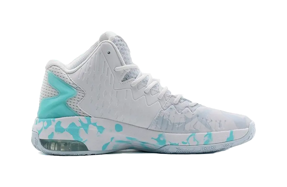 Anta KT3 Thompson Team Cushioning Anti-Slip And Wear-Resistant High-Top Basketball Shoes White Blue 