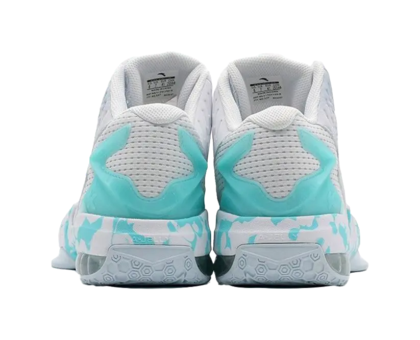 Anta KT3 Thompson Team Cushioning Anti-Slip And Wear-Resistant High-Top Basketball Shoes White Blue 