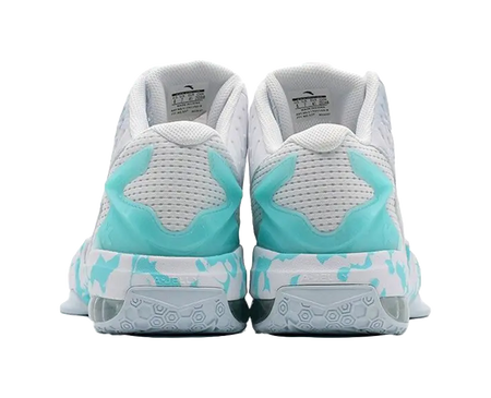 Anta KT3 Thompson Team Cushioning Anti-Slip And Wear-Resistant High-Top Basketball Shoes White Blue 