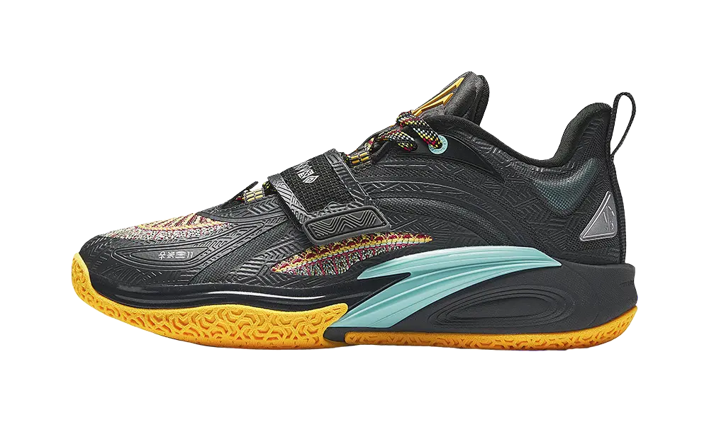 Anta Kids KAI 1 Fluorescent Mango Orange Childrens Basketball Shoes  vjsneaker.com