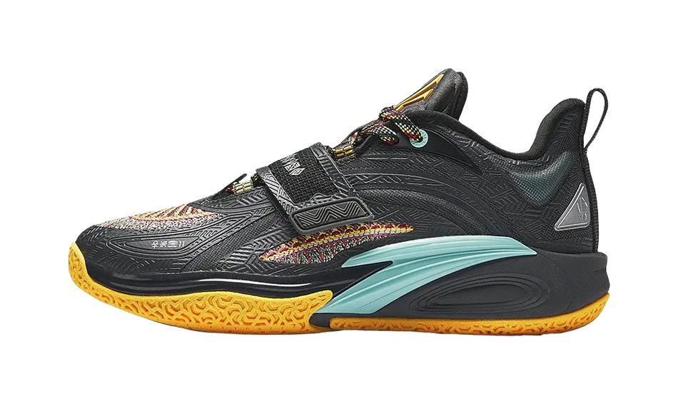 Anta Kids KAI 1 Fluorescent Mango Orange Childrens Basketball Shoes  vjsneaker.com