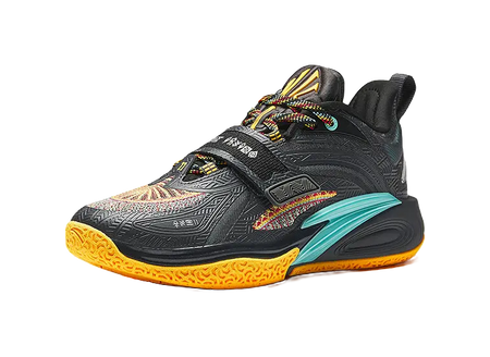 Anta Kids KAI 1 Fluorescent Mango Orange Childrens Basketball Shoes  vjsneaker.com