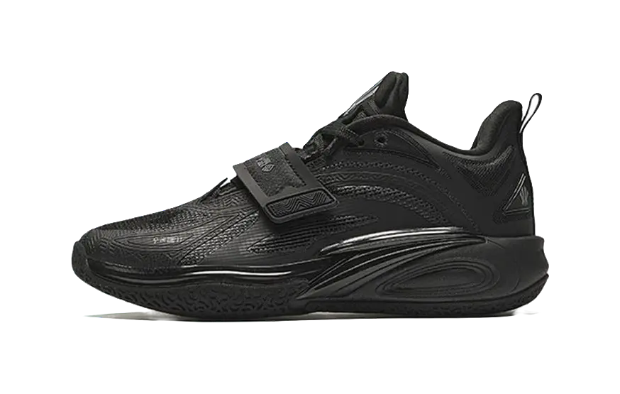 Anta Kids KAI 1 "Black Warrior" Childrens Basketball Shoes Black Unisex  vjsneaker.com