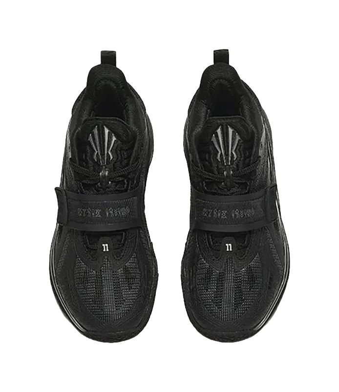 Anta Kids KAI 1 "Black Warrior" Childrens Basketball Shoes Black Unisex  vjsneaker.com