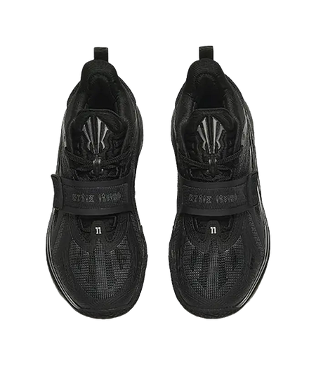 Anta Kids KAI 1 "Black Warrior" Childrens Basketball Shoes Black Unisex  vjsneaker.com