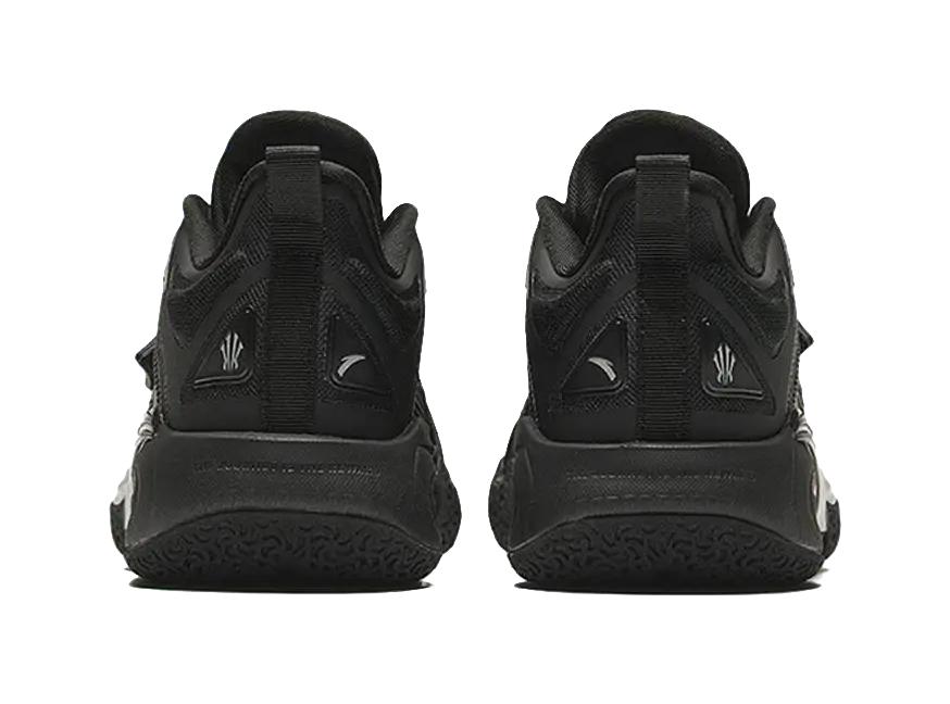 Anta Kids KAI 1 "Black Warrior" Childrens Basketball Shoes Black Unisex  vjsneaker.com