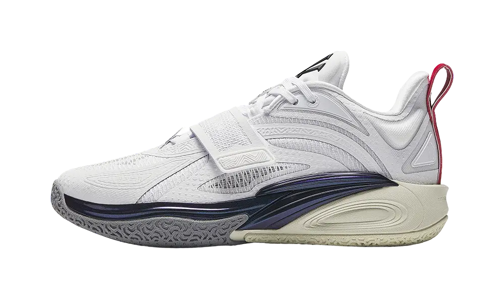 Anta Kids KAI 1  "White Silver" Childrens Basketball Shoes White  vjsneaker.com