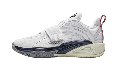 Anta Kids KAI 1  "White Silver" Childrens Basketball Shoes White  vjsneaker.com