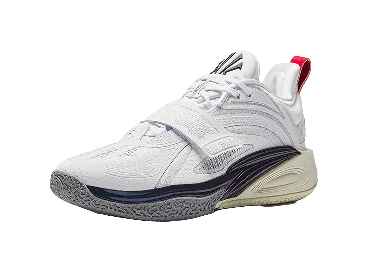 Anta Kids KAI 1  "White Silver" Childrens Basketball Shoes White  vjsneaker.com