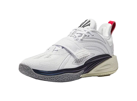 Anta Kids KAI 1  "White Silver" Childrens Basketball Shoes White  vjsneaker.com