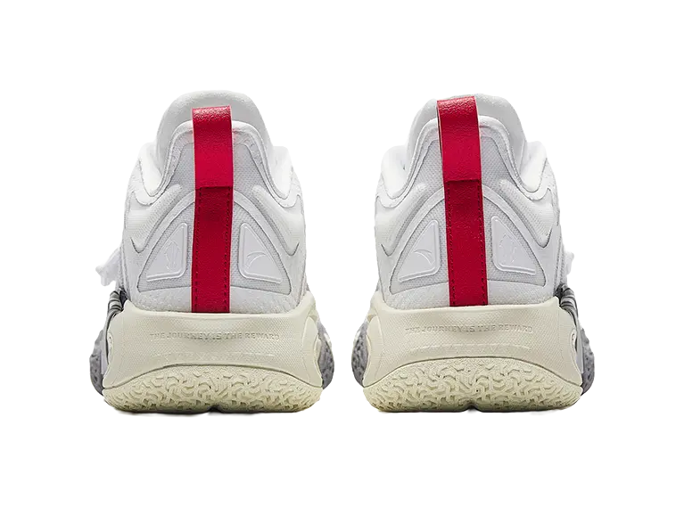 Anta Kids KAI 1  "White Silver" Childrens Basketball Shoes White  vjsneaker.com