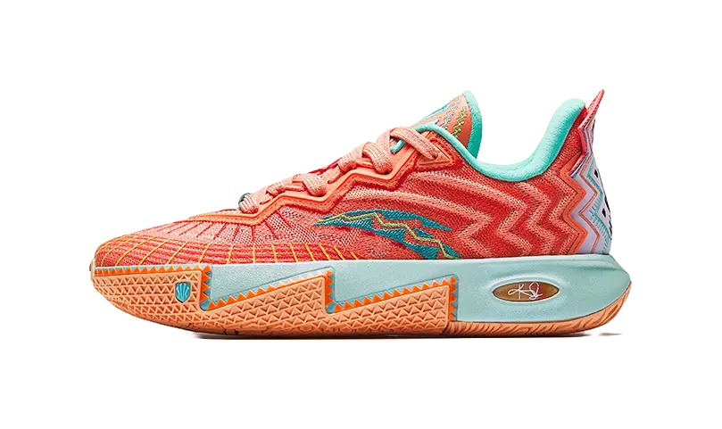 Anta Kids KAI 2 "Azurie" Childrens Basketball Shoes Orange Teenagers  vjsneaker.com