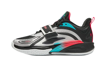 Anta Kids' KAI 1 Kyrie Irving "Attack Kaleidoscope" - Youth Edition Basketball Shoes Black  vjsneaker.com