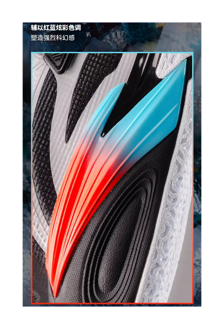 Anta Kids' KAI 1 Kyrie Irving "Attack Kaleidoscope" - Youth Edition Basketball Shoes Black  vjsneaker.com