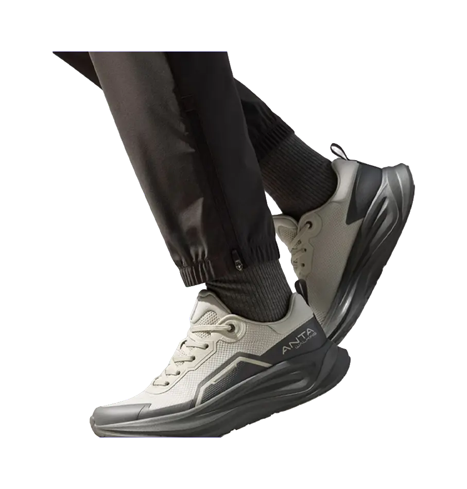 Anta Le Dao Non-slip Wear-resistant Shock Absorption Low-Top Training Shoes Mens Gray 