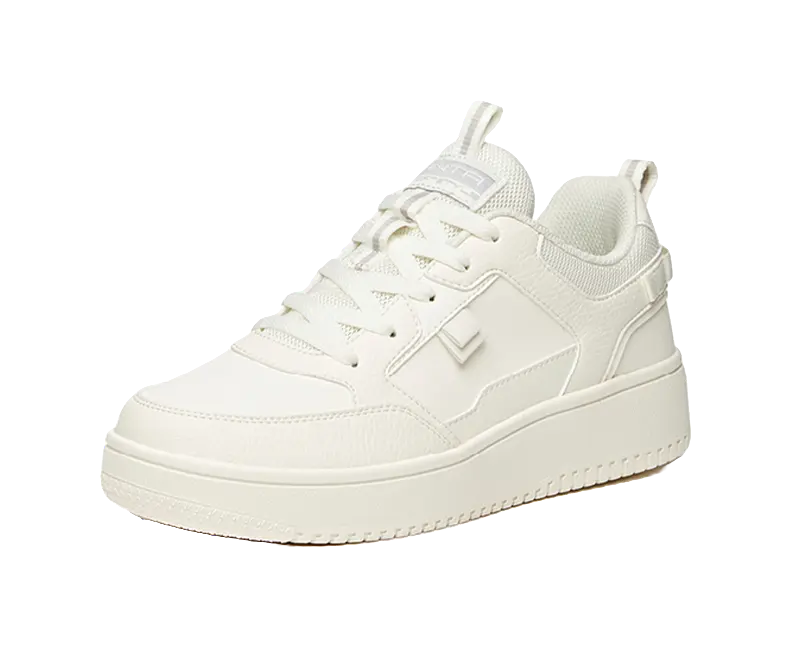 Anta Life Collection Coverage Slip Resistant And Abrasion Resistant Low top Skateboard Shoes Women's Ecru 