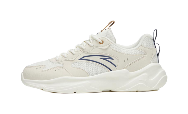 Anta Little Dad Wear resistant And Lightweight Low top Sports Casual Shoes Men's White Gray Blue 