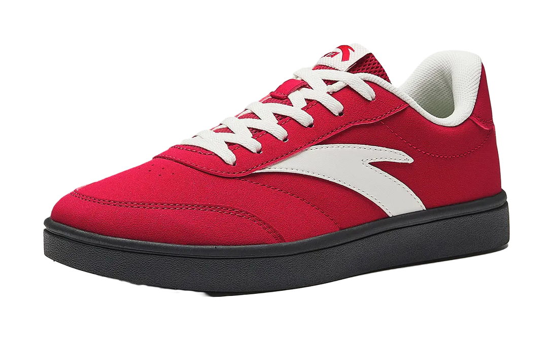 Anta Low top Skateboard Shoes Women's Elegant Red/Ivory White 