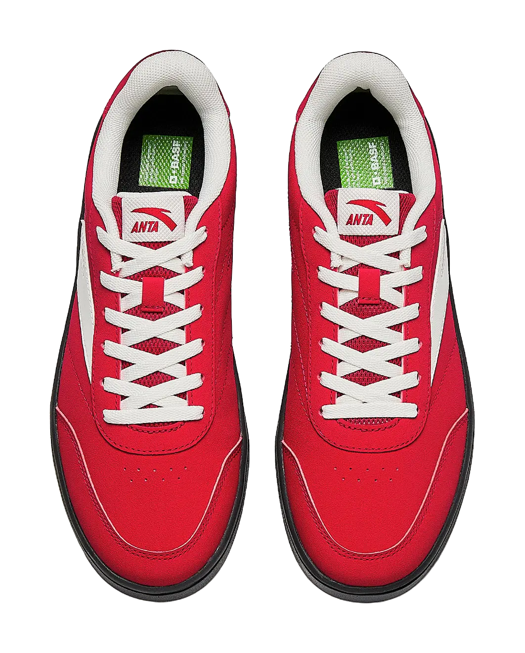 Anta Low top Skateboard Shoes Women's Elegant Red/Ivory White 
