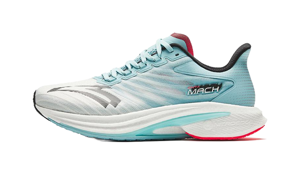 Anta MACH 4.0 Low top Sprint Running Shoes Men's Papyrus White/Maca Blue/Black 