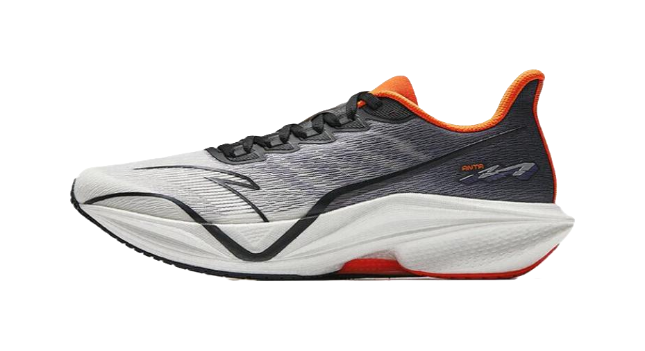 Anta MACH 5.0 Cushioning Support Rebound Low Top Training Running Shoes Men's White Black Purple 