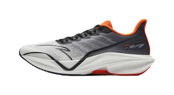 Anta MACH 5.0 Cushioning Support Rebound Low Top Training Running Shoes Men's White Black Purple 