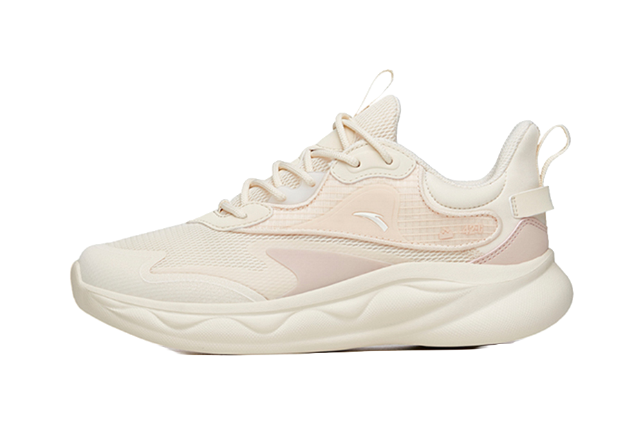 Anta Mianbomb 2 Shock Absorbers Slip Resistant Abrasion Resistant Low top Running Shoes Women's White 