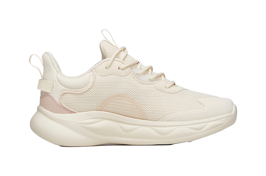 Anta Mianbomb 2 Shock Absorbers Slip Resistant Abrasion Resistant Low top Running Shoes Women's White 