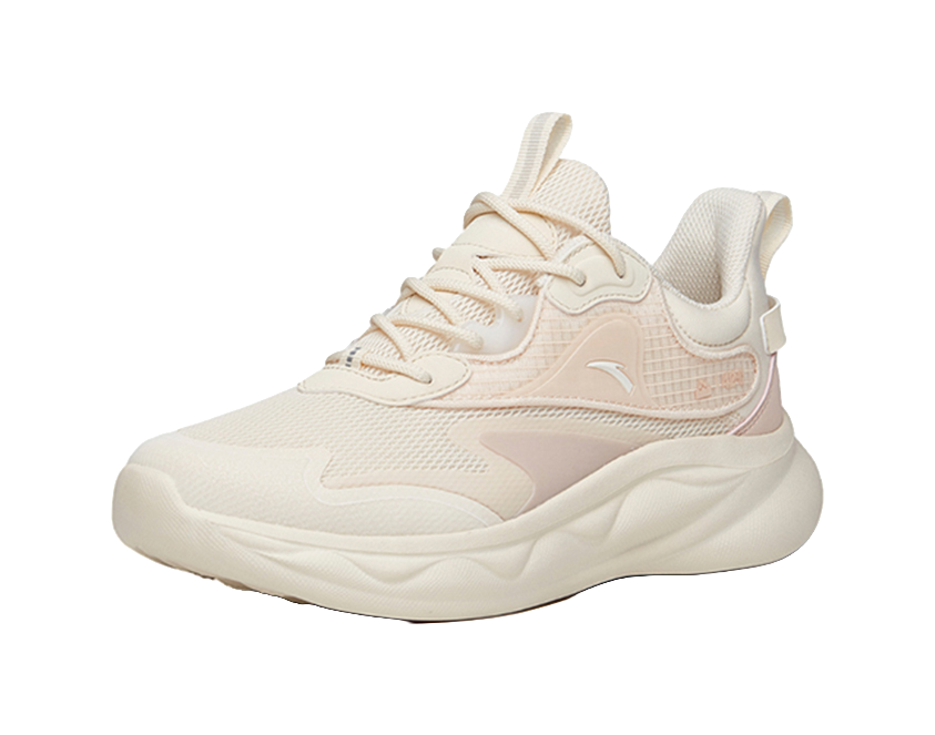 Anta Mianbomb 2 Shock Absorbers Slip Resistant Abrasion Resistant Low top Running Shoes Women's White 