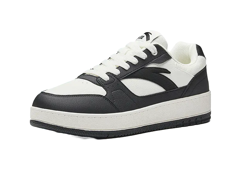 Anta Original 2 Low top Skateboard Shoes Men's White Black 