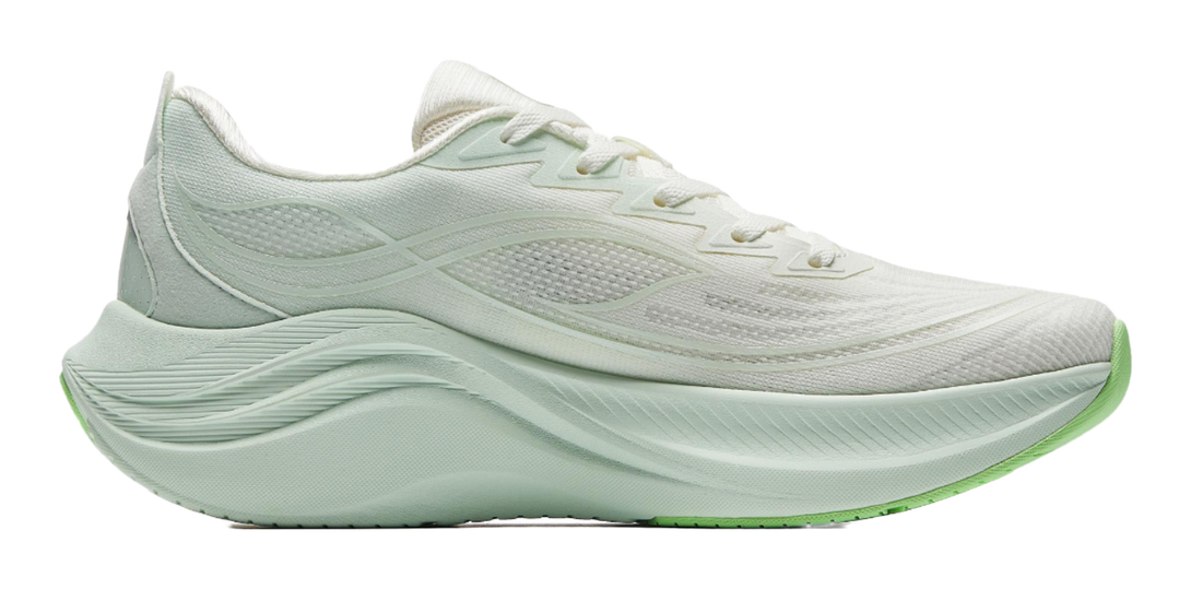 Anta Rebound Height Increasing Lightweight Breathable Low-Top Casual Running Shoes Women's White Green 