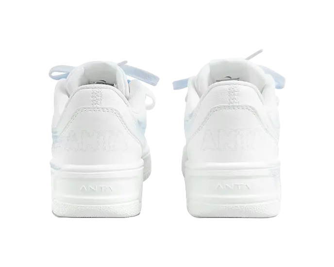 Anta Relaxed Slip Resistant Abrasion Resistant Low top Skateboard Shoes Unisex Blue 