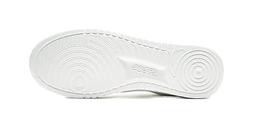 Anta Relaxed Slip Resistant Abrasion Resistant Low top Skateboard Shoes Unisex Blue Pink Mismatched 