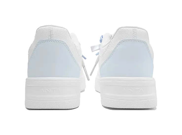 Anta Relaxed Slip Resistant, Abrasion Resistant, Breathable Low top Skateboard Shoes Unisex Blue 