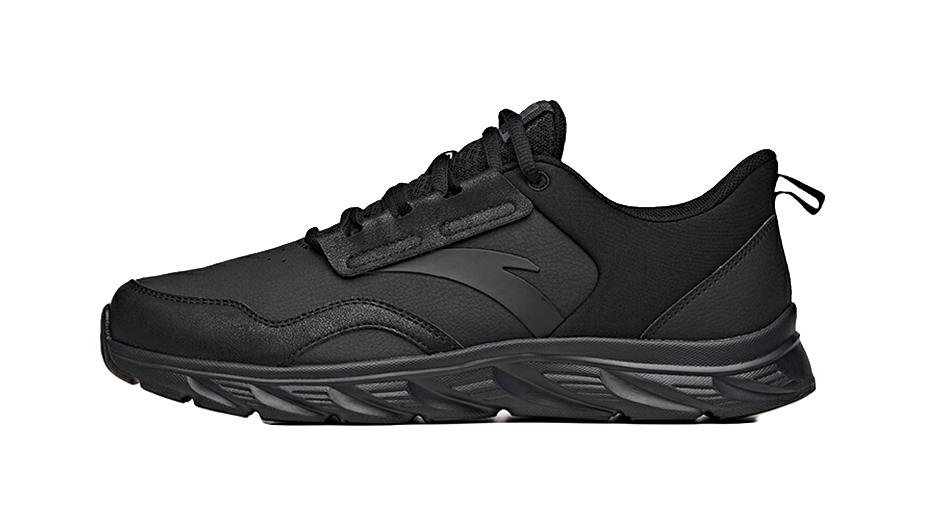 Anta Running Collection Wear resistant And Waterproof Low top Running Shoes Men's Black 