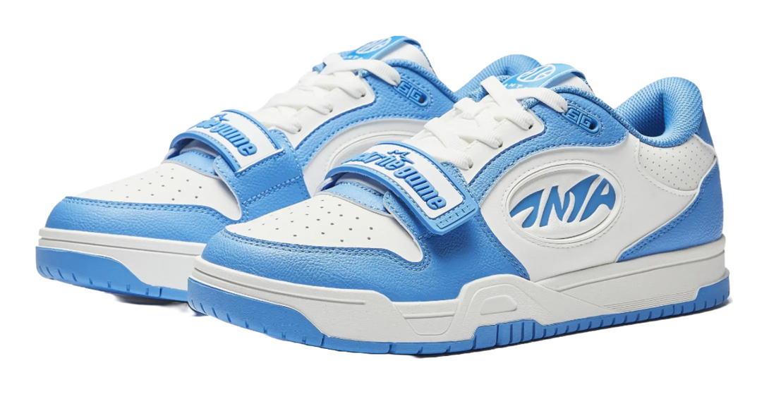 Anta STG Coverage Slip Resistant And Abrasion Resistant Low top Skateboard Shoes Men's White Blue 