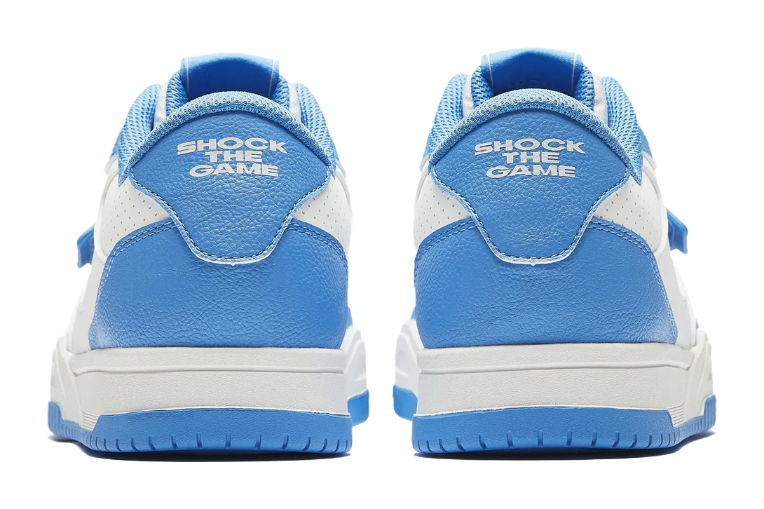 Anta STG Coverage Slip Resistant And Abrasion Resistant Low top Skateboard Shoes Men's White Blue 