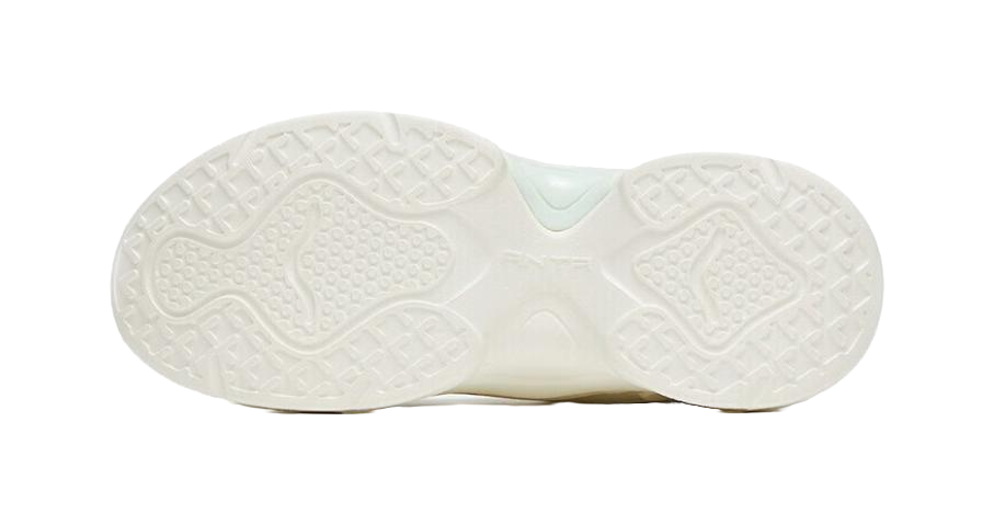 Anta Shock Absorbers Slip Resistant Abrasion Resistant Low top Casual Shoes Women's White Green 