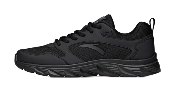 Anta Shock Absorbing, Non Slip, Wear Resistant, Breathable And Lightweight Low top Running Shoes Men's Black 