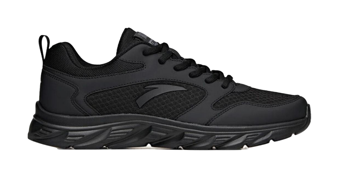 Anta Shock Absorbing, Non Slip, Wear Resistant, Breathable And Lightweight Low top Running Shoes Men's Black 