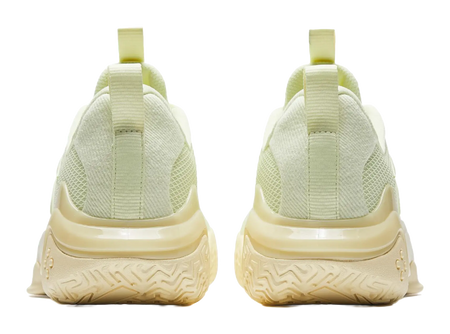 Anta Shock Wave 4 Anti-Slip And Wear-Resistant Breathable Low-Top Basketball Shoes Mens Green Yellow  vjsneaker.com