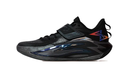 Anta Shock Wave 7 Low top Basketball Shoes Mens Basic Black  vjsneaker.com