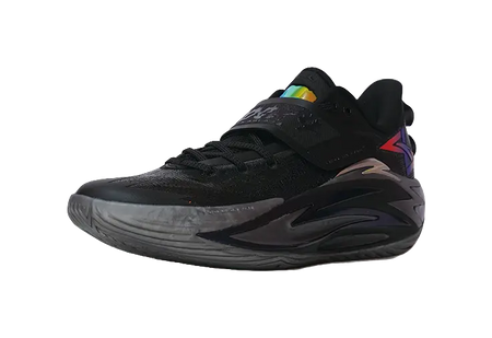Anta Shock Wave 7 Low top Basketball Shoes Mens Basic Black  vjsneaker.com